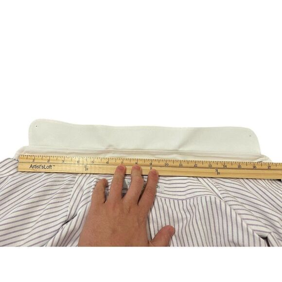 INDIVIDUALIZED SHIRTS Dress Shirt Purple White Contrast Eyelet Collar Size 16.5 - Picture 6 of 10